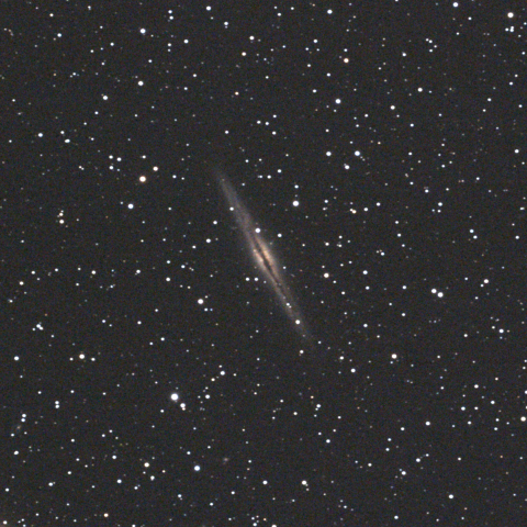 アンドロメダ座のエッジオン銀河NGC891