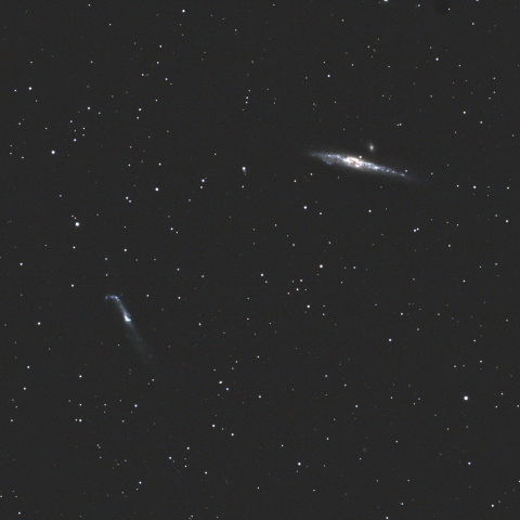 NGC4631, 4656（りょうけん座銀河）
