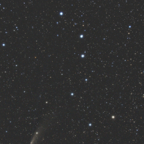 ネオワイズ彗星と北斗七星