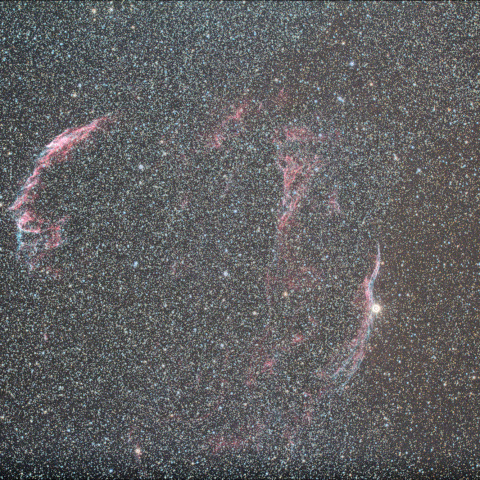 網状星雲（NGC6992-5 NGC6960）