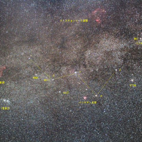 カシオペア座付近