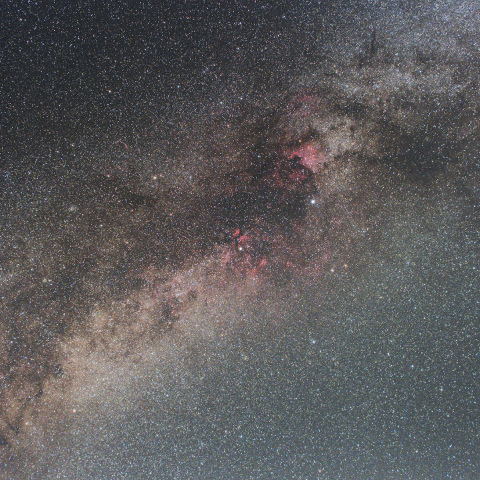 はくちょう座付近の天の川