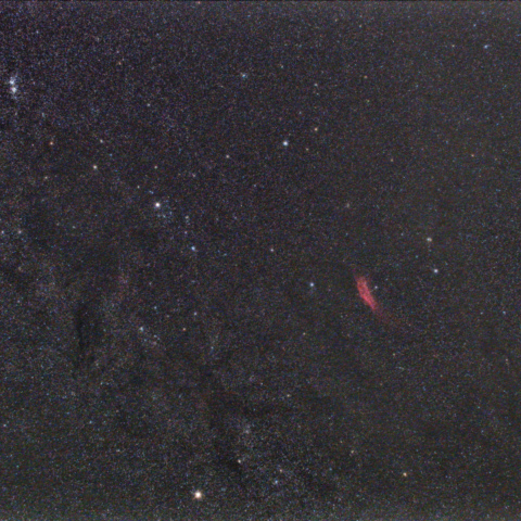 ペルセウス座付近の秋の天の川周辺の散光・散開星団