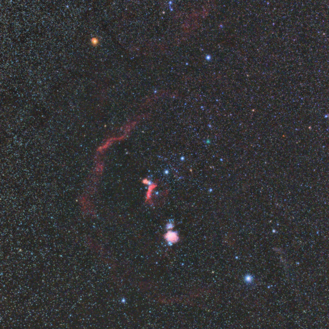 オリオン座・バーナードループ・アトラス彗星