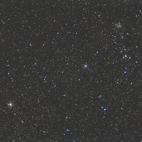 ぎょしゃ座の散開星団 M36, M37, M38