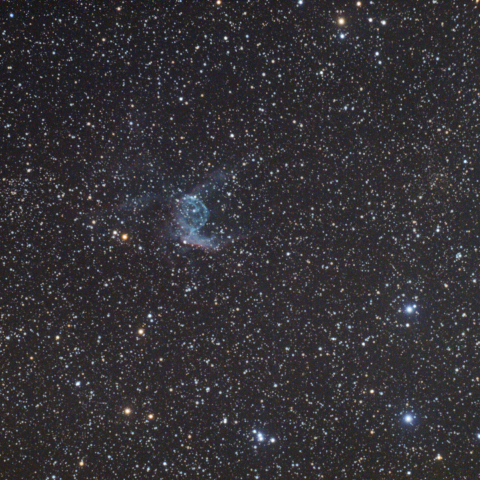 トールの兜星雲（NGC2359）　増し撮り再処理