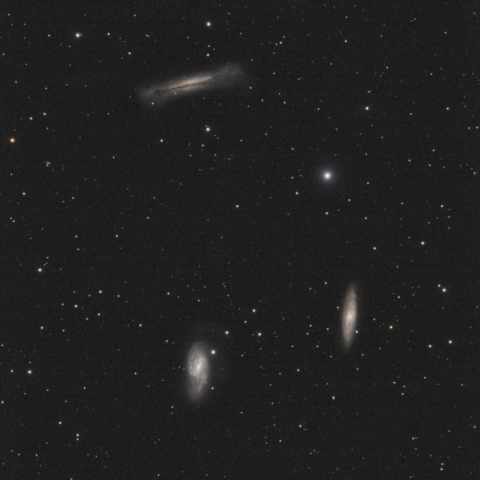 しし座トリオ銀河 M65 M66 NGC3628