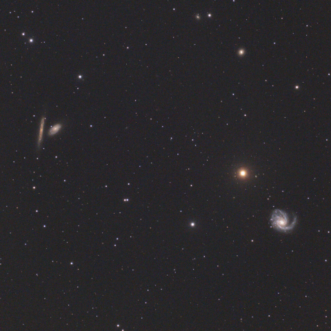 M99 NGC4298 NGC4302（おとめ座銀河団）