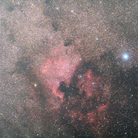 北アメリカ ペリカン星雲