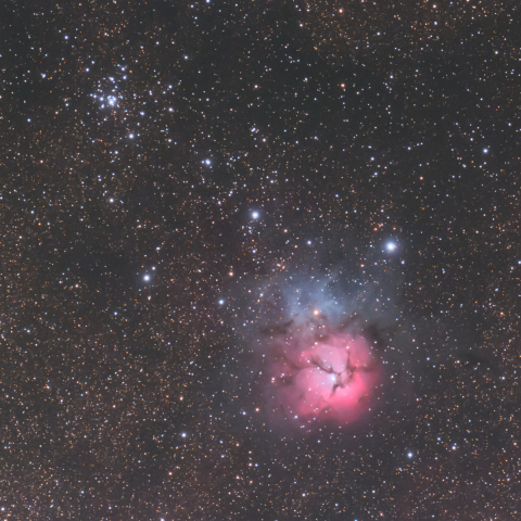 三裂星雲M20とM21