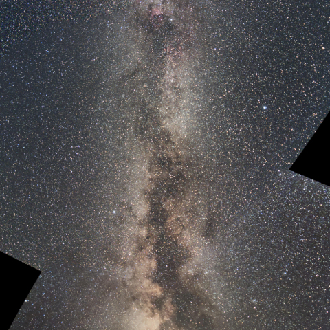 天の川パノラマ合成