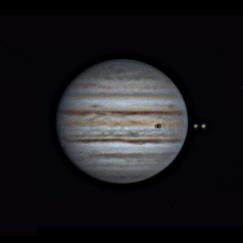 9月24日 木星とイオの動き