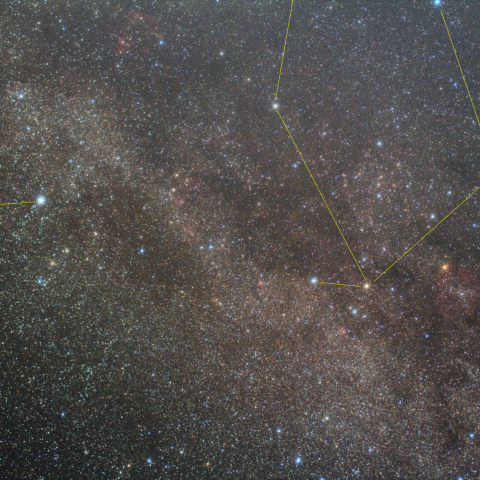 カシオペア座からケフェウス座へ