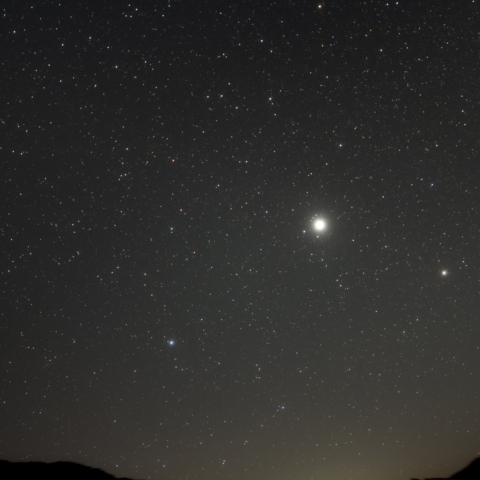 2021年秋 南の星空