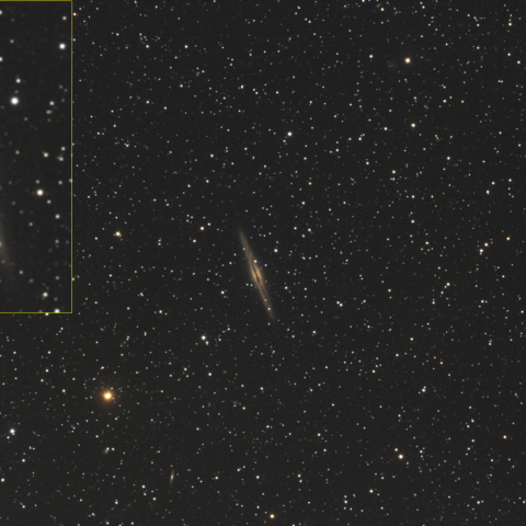 NGC891(アンドロメダ座エッジオン銀河）