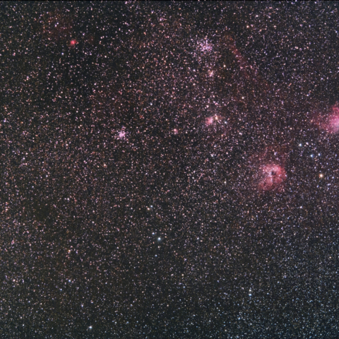 勾玉・髑髏星雲 & M36 M37 M38