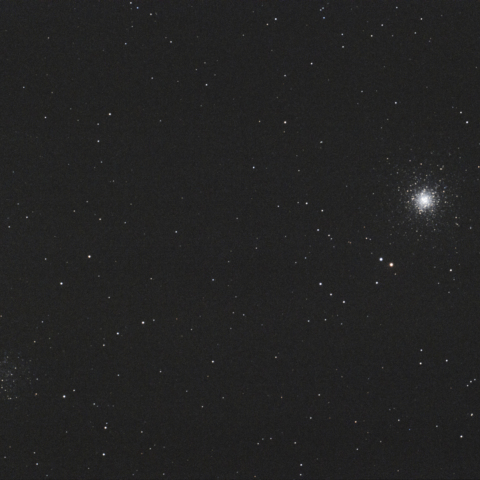 M53 & NGC5053（対照的集中度2球状星団）