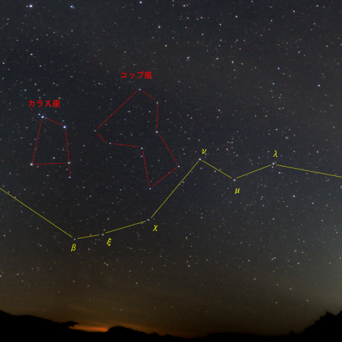 うみへび座全景