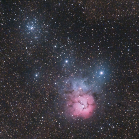 M20（三裂星雲)とM21