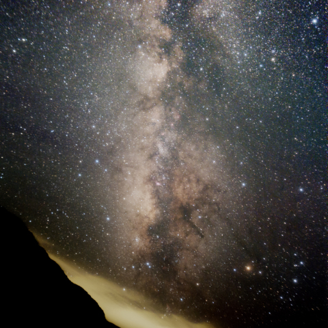 立ち昇る天の川