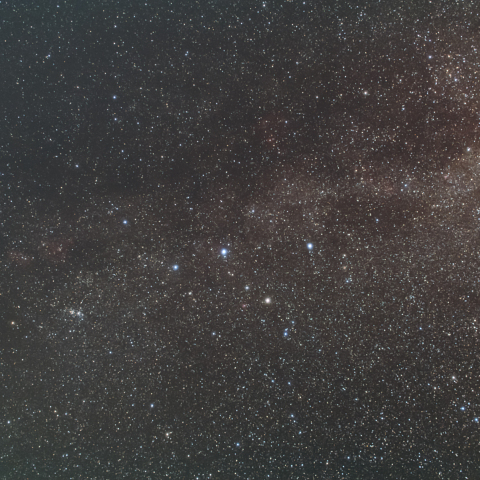 カシオペア座と秋の天の川