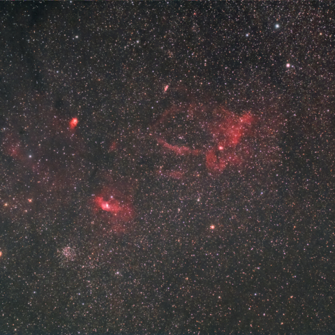 M52 バブル星雲 クワガタ星雲