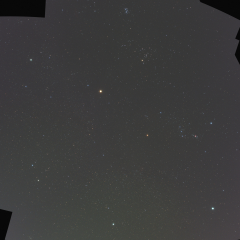 2022年 火星のいる冬のダイヤモンド