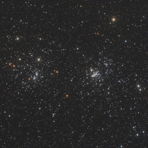 二重星団 NGC869(h) & NGC884(χ）