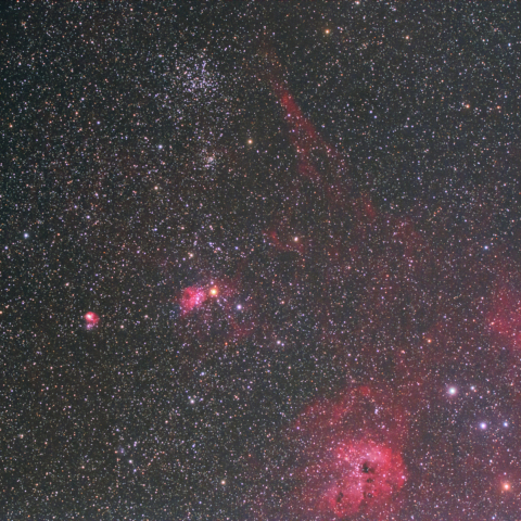 ぎょしゃ座の散開・散光星雲