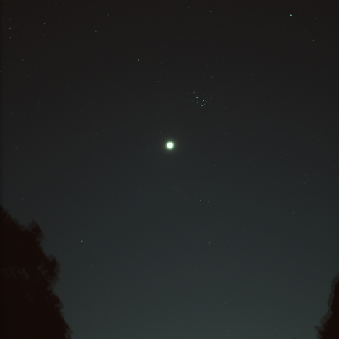 金星とプレアデスの接近