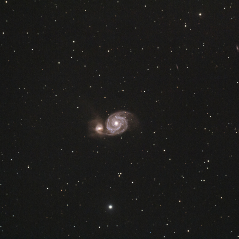 M51(子持銀河）