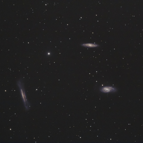しし座トリオ銀河（M65, M66, NGC3628）