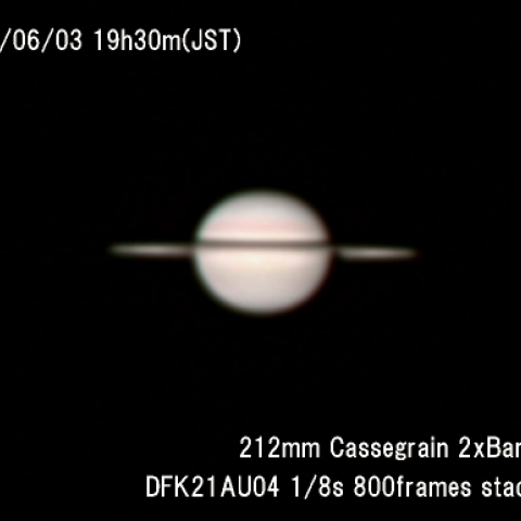６月３日の土星