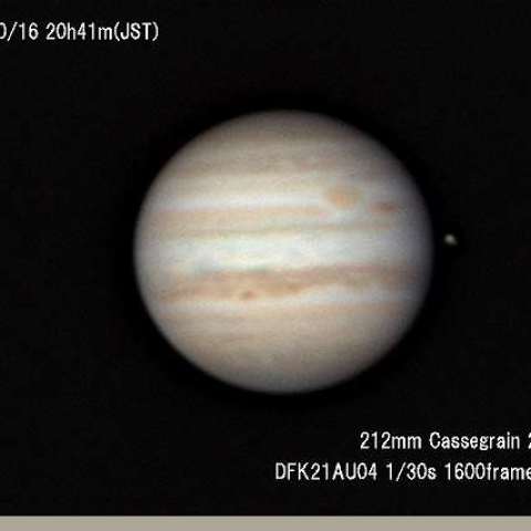 昨年から今年にかけての木星の変化