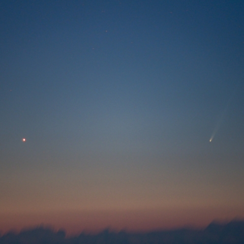 アイソン彗星と水星