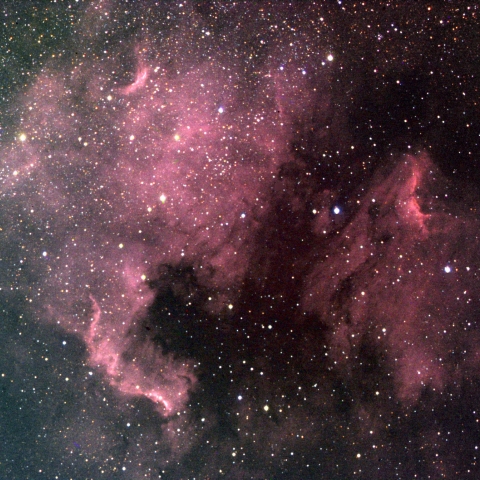 北アメリカ星雲とペリカン星雲