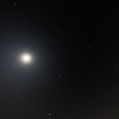 木星　月　冬のダイヤモンド　231104