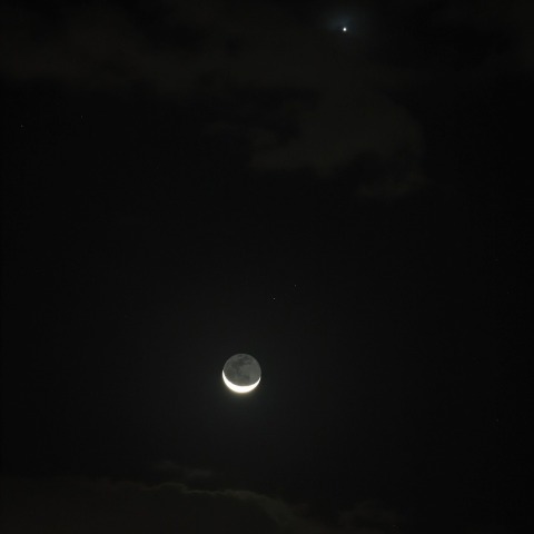 金星と月の接近（2）　　231110