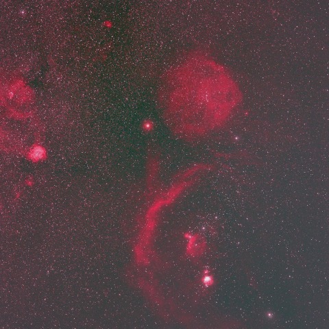 オリオン座付近　　231114