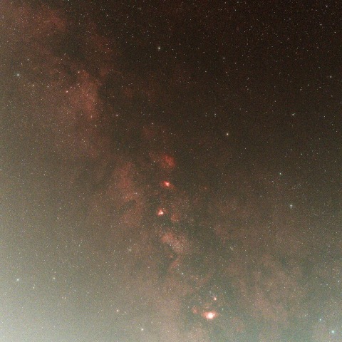 M16　 M17　付近の天の川　　240319