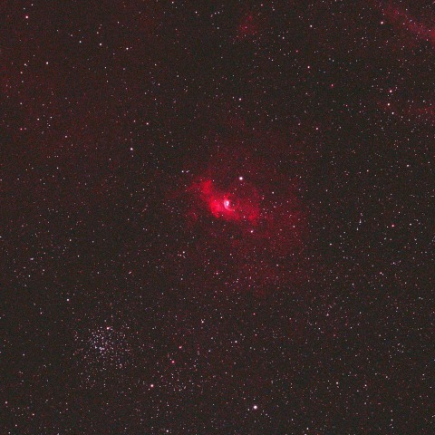 バブル星雲とM52付近　　240630