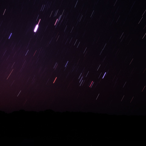 オリオン座と火星と木星　240810