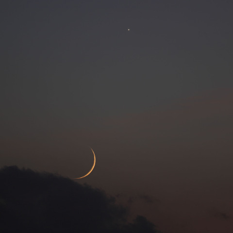 月と金星　240905