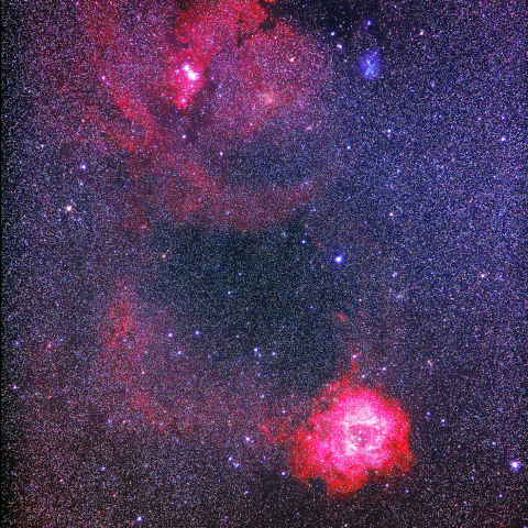 コーン星雲~ばら星雲  241231