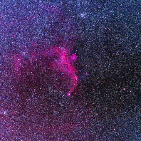 かもめ星雲付近の空域  241231