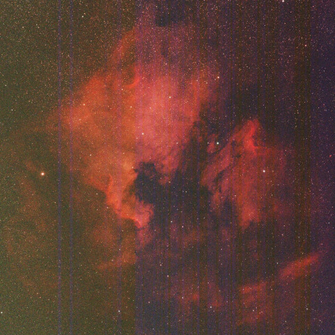 「北アメリカ星雲」と「ペリカン星雲」　　250605