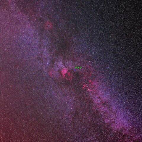 天の川（デネブ付近）　250430