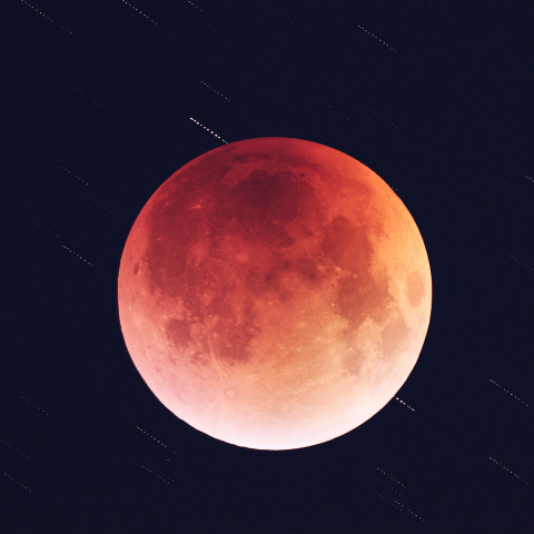 皆既月食中の星食　250908