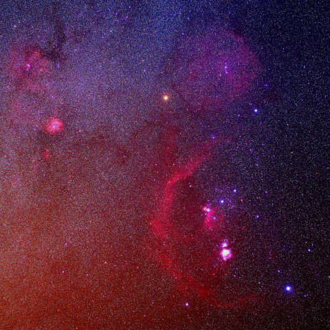 オリオン座周辺の空域　　251218