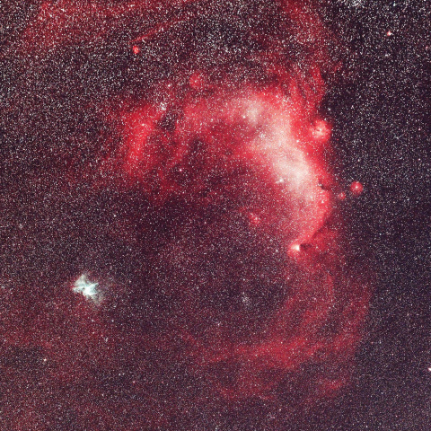 かもめ星雲付近の空域　　251219